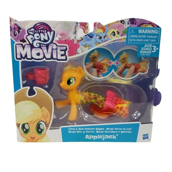 My Little Pony | Toys | My Little Pony The Movie Applejack Land And Sea ...